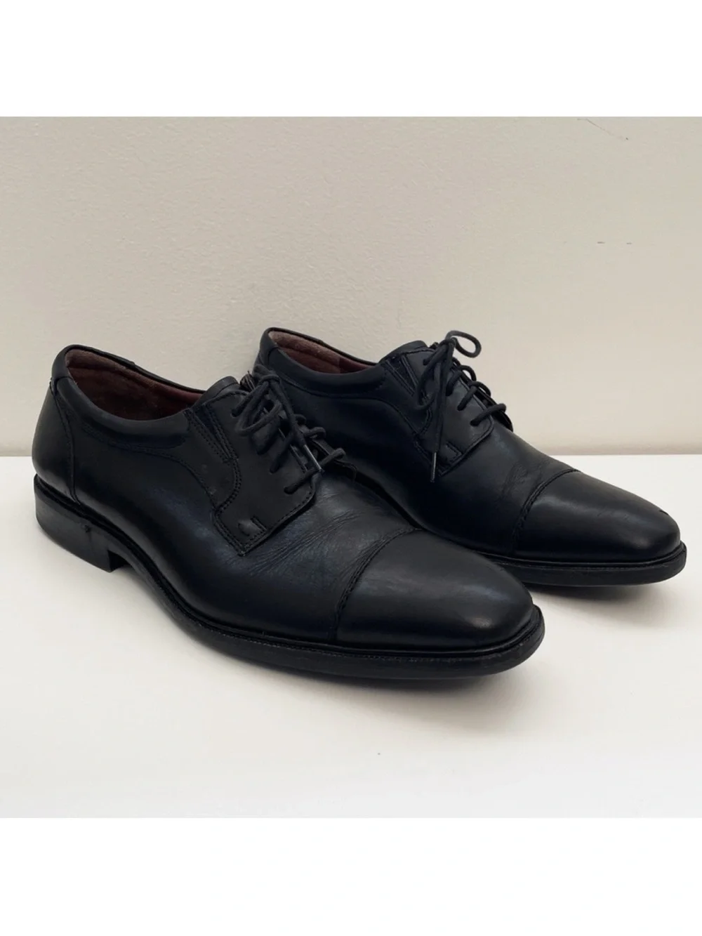 Johnston and Murphy dress shoes Leather Sz 10.5 formal event wedding waterproof